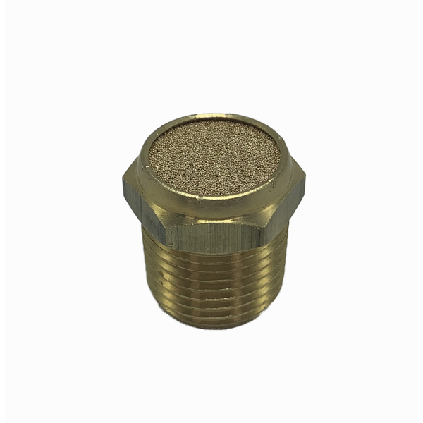 Bailey Hydraulics Enhanced Brass Breather Vent Plug 10-12 Micron, Sae #8 Port 237259